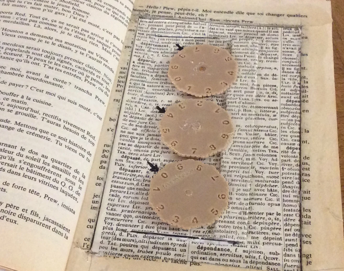 COFFRE FORT dans un livre