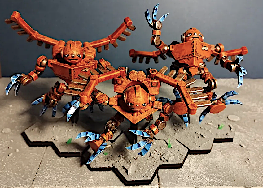 Harpy-Pattern Battlesuit Upgrade Kit (28mm Modular Miniature)