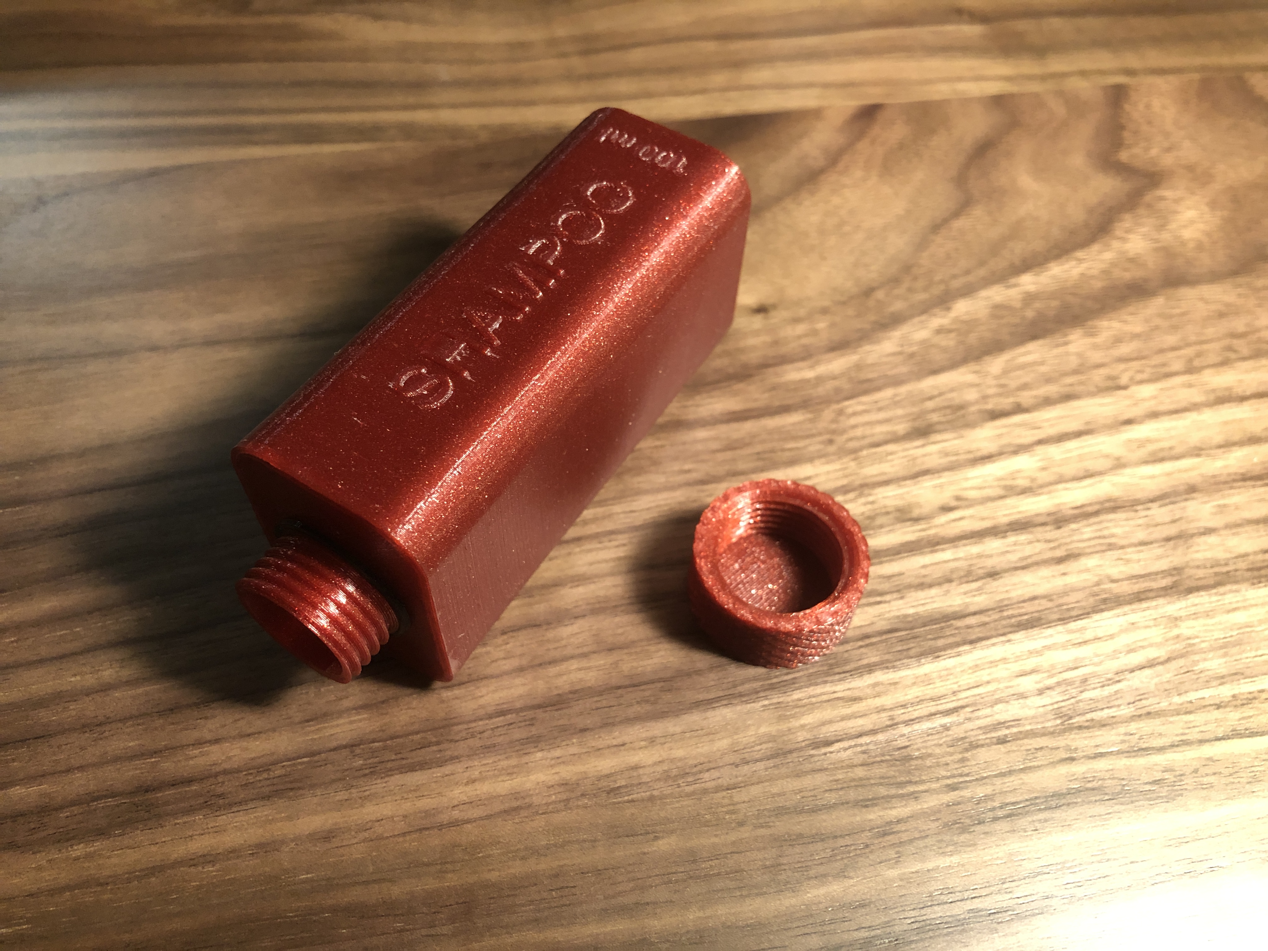100mL airplane travel bottle