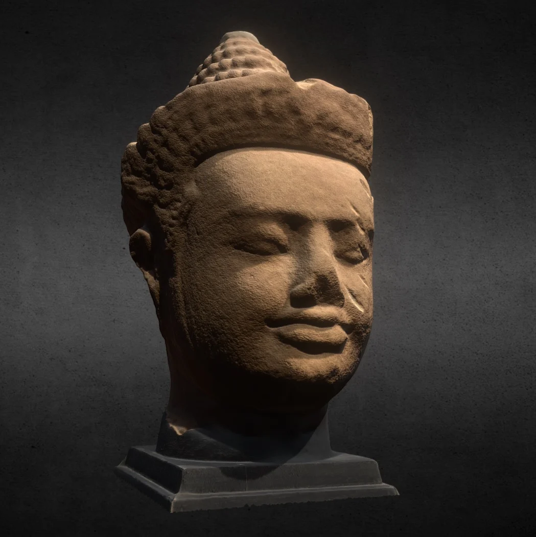 Divinity head, Baphuon at Angkor Thom