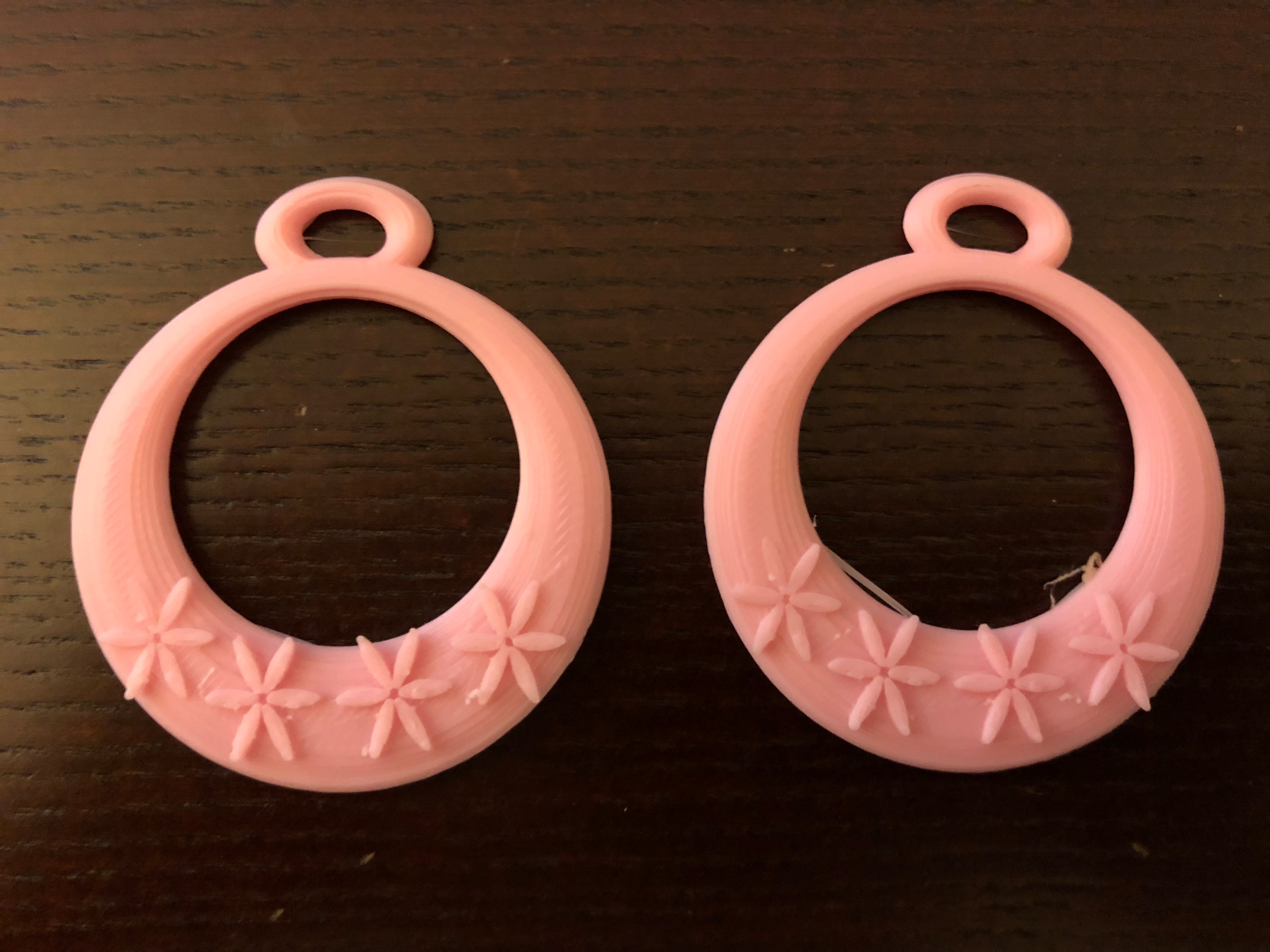 Ring Flower Earrings