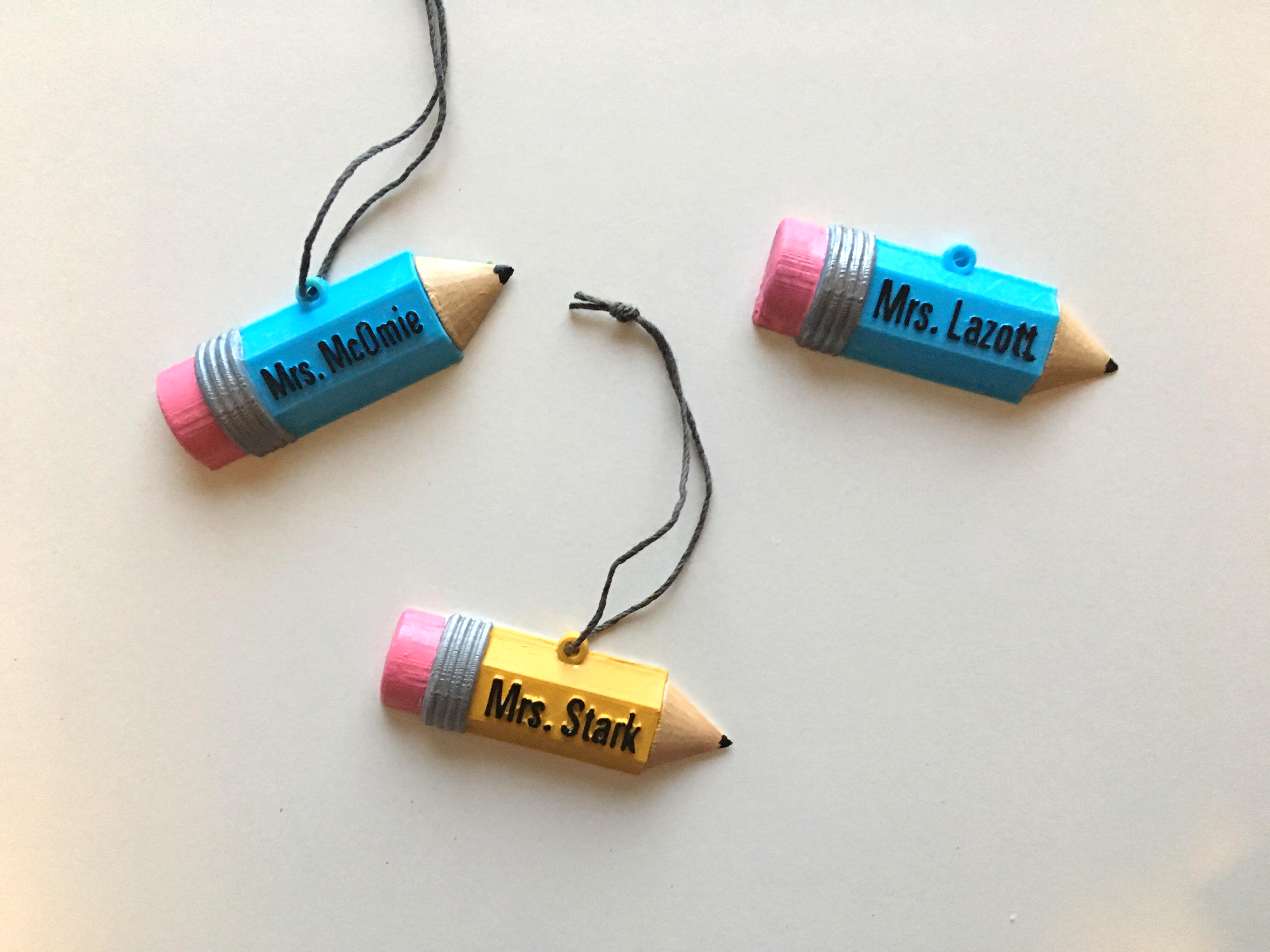 Teacher Pencil Ornament