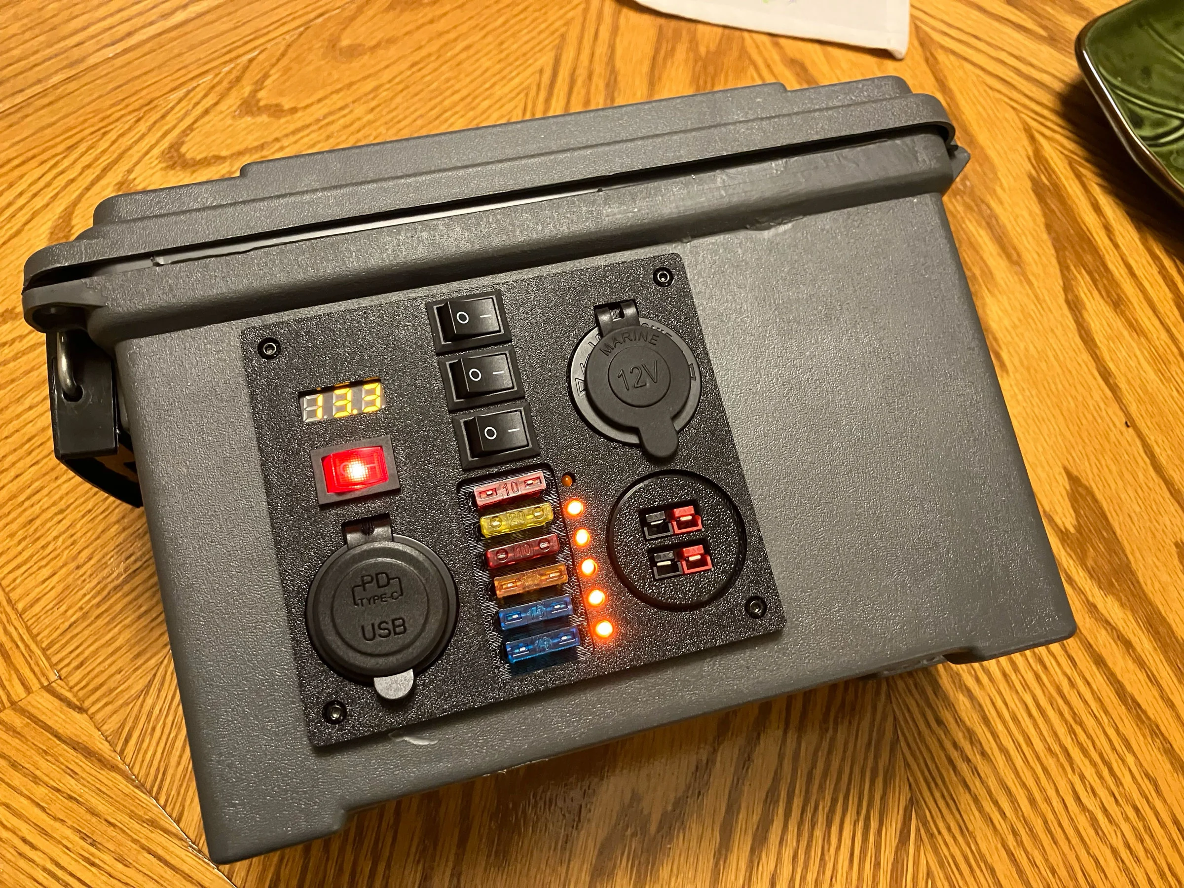Ammo Can Battery Box Panel