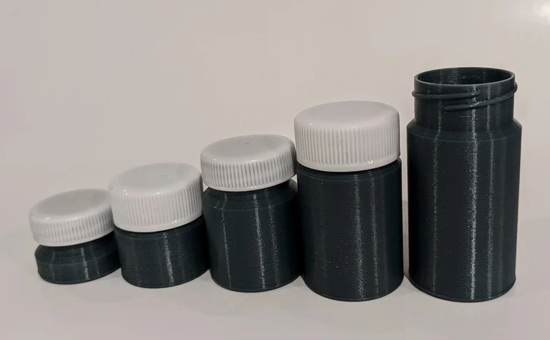 Containers for Upcycled Lids from Milk or Juice Cartons