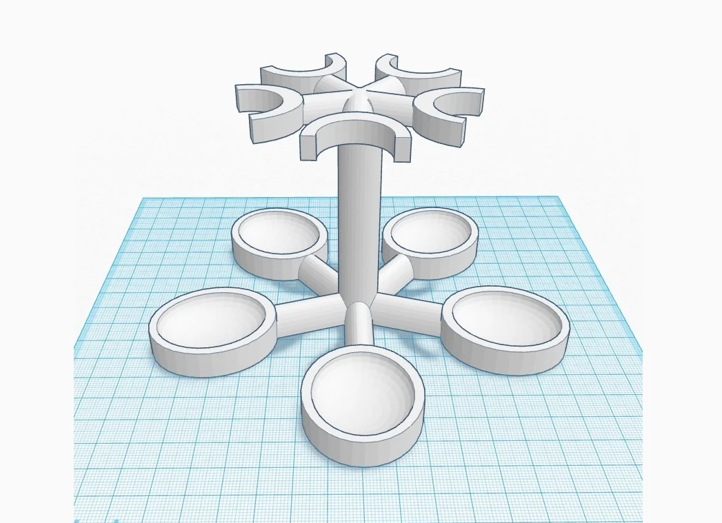 5 Tobacco Pipe Stand