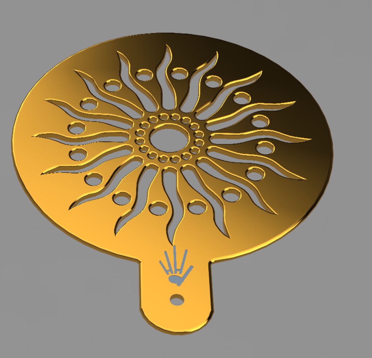 Bread / Cake Stencil - Sun 5 Design
