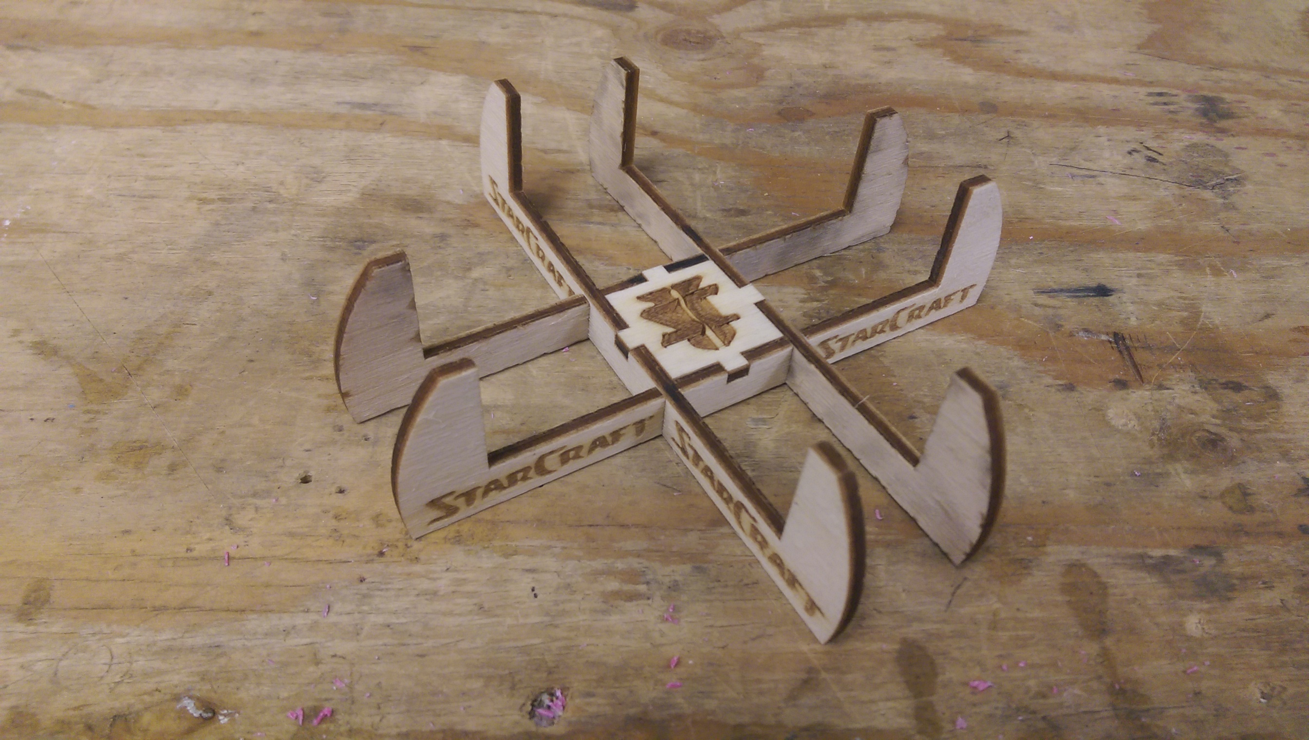 Simple Laser Cut Coaster Holder