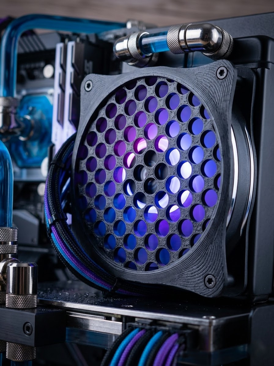 Hex-Flow 120mm Fan Grill / Lüfterschutz