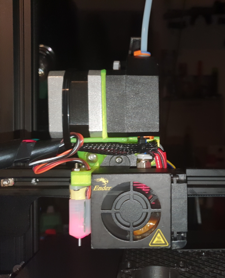 Ender 3 / CR10 BondTech BMG to Original Hotend Direct Drive Mount with BLTouch mount