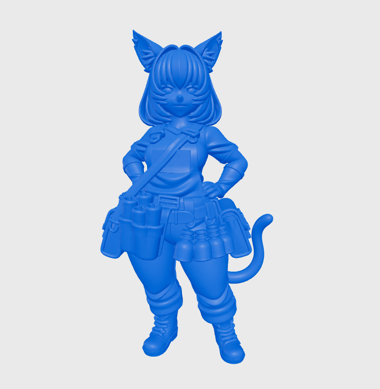 Exorcist Catgirl miniature