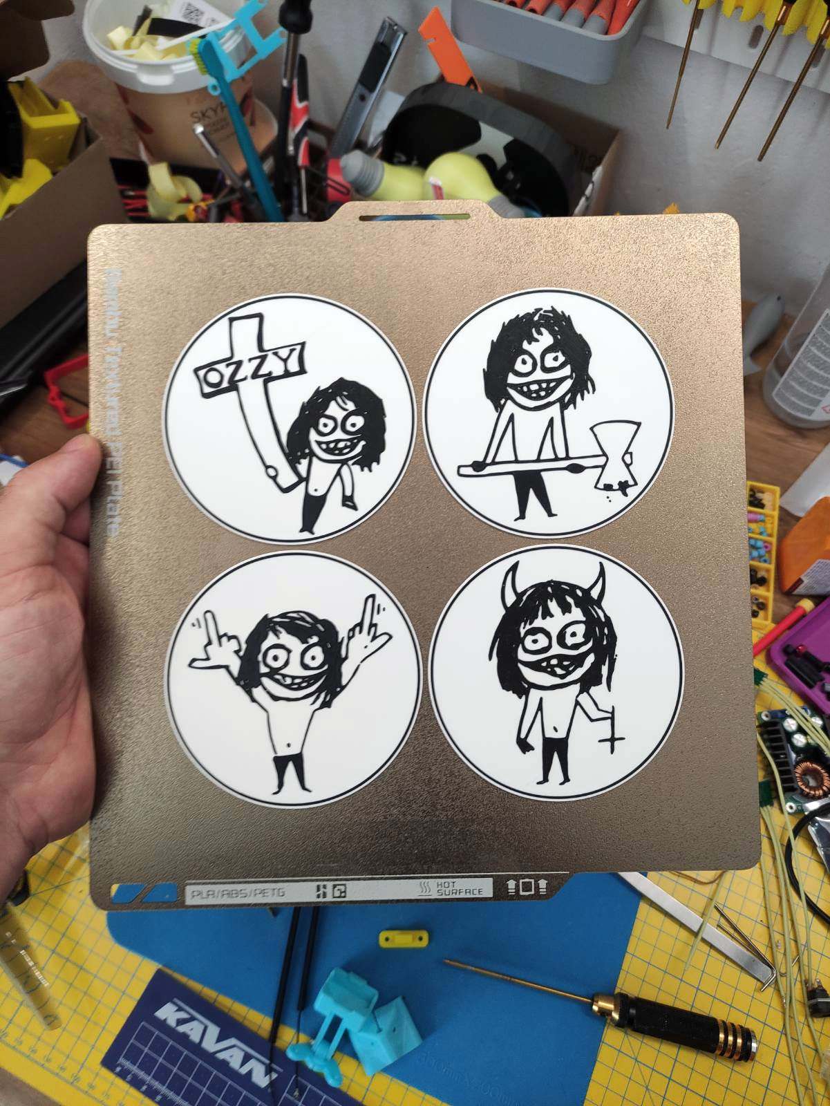 Ozzy Osbourne coaster set