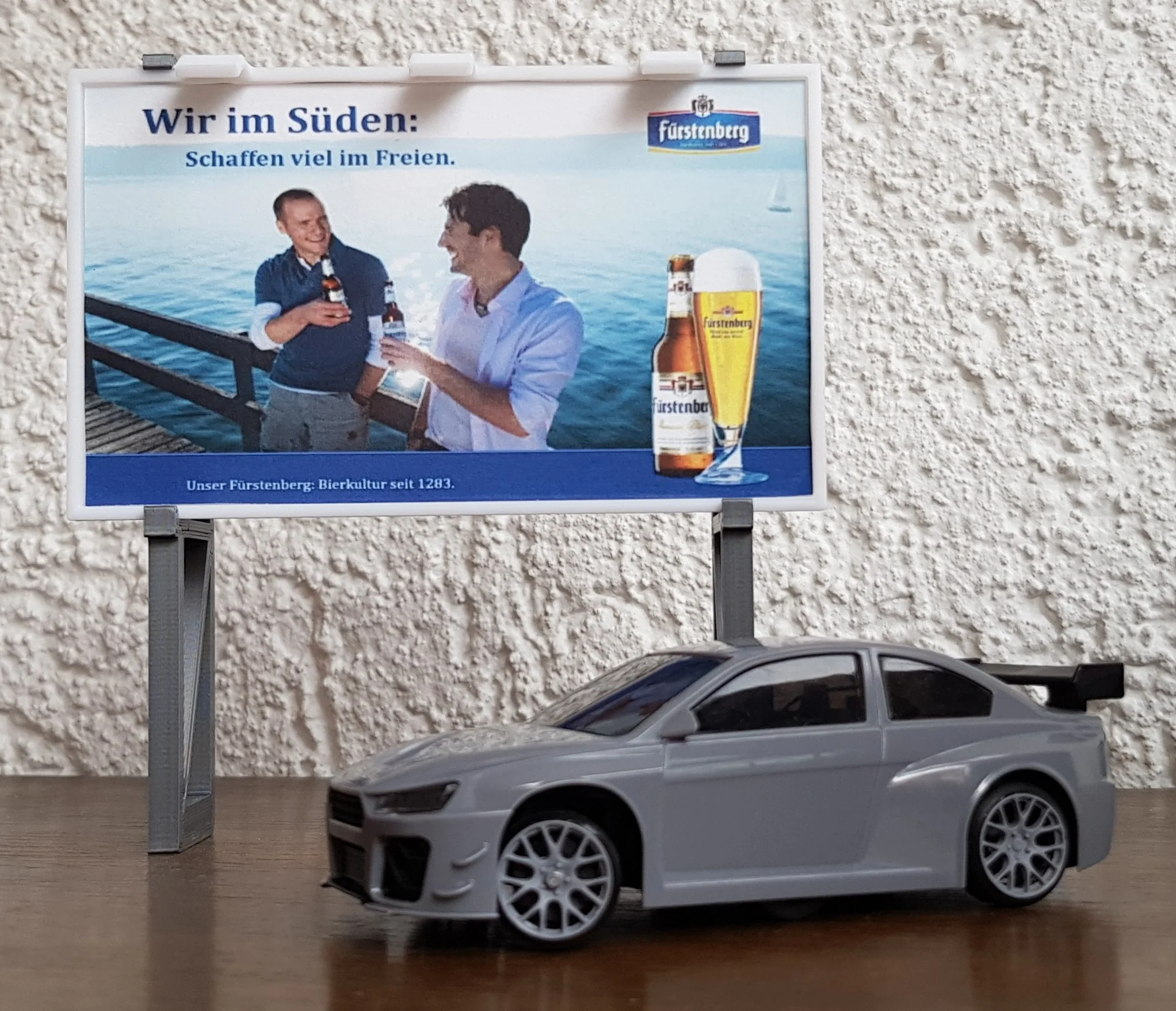 Advertising Wall/ Werbewand in 1:43 for Sturmkind DR!FT