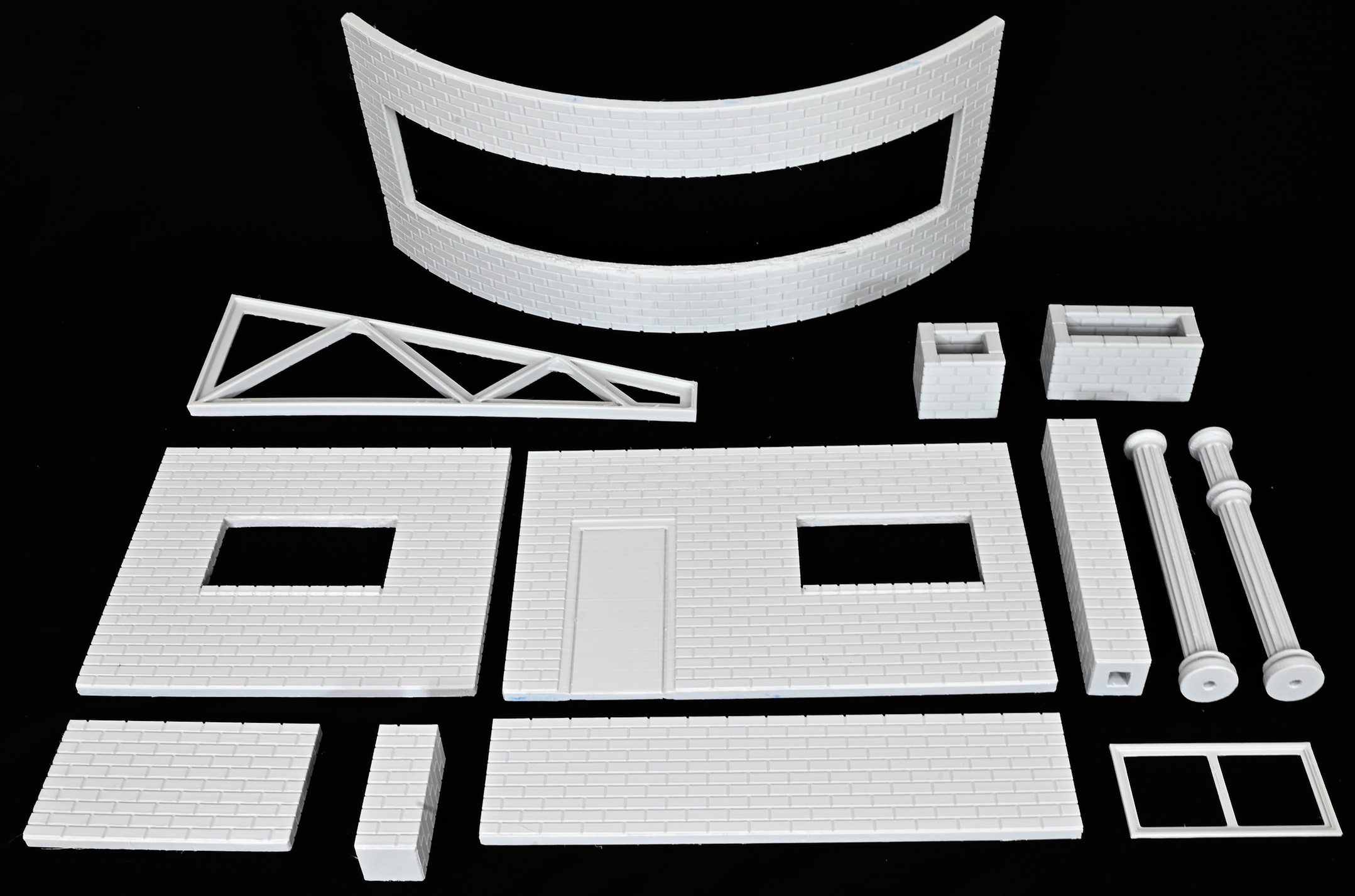 Brick Building Kit 1/5 - Walls