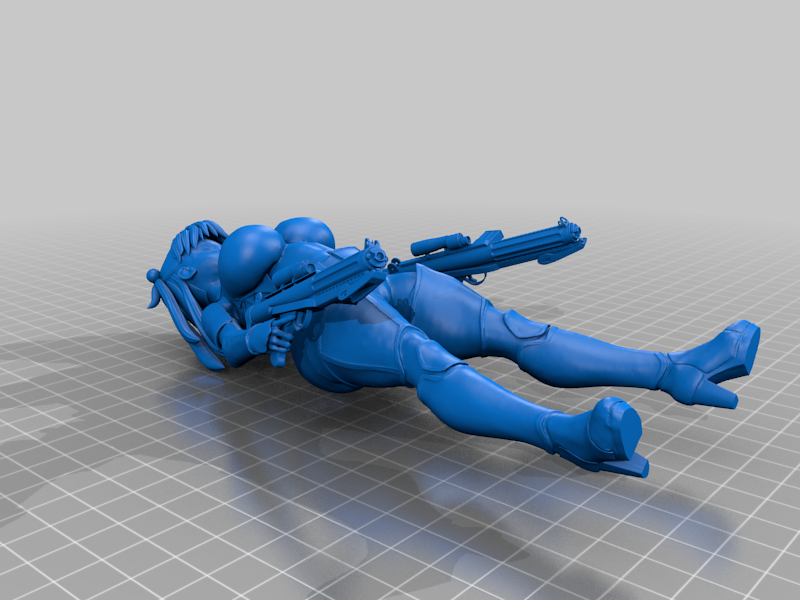 Anime Style Trooper for resin print