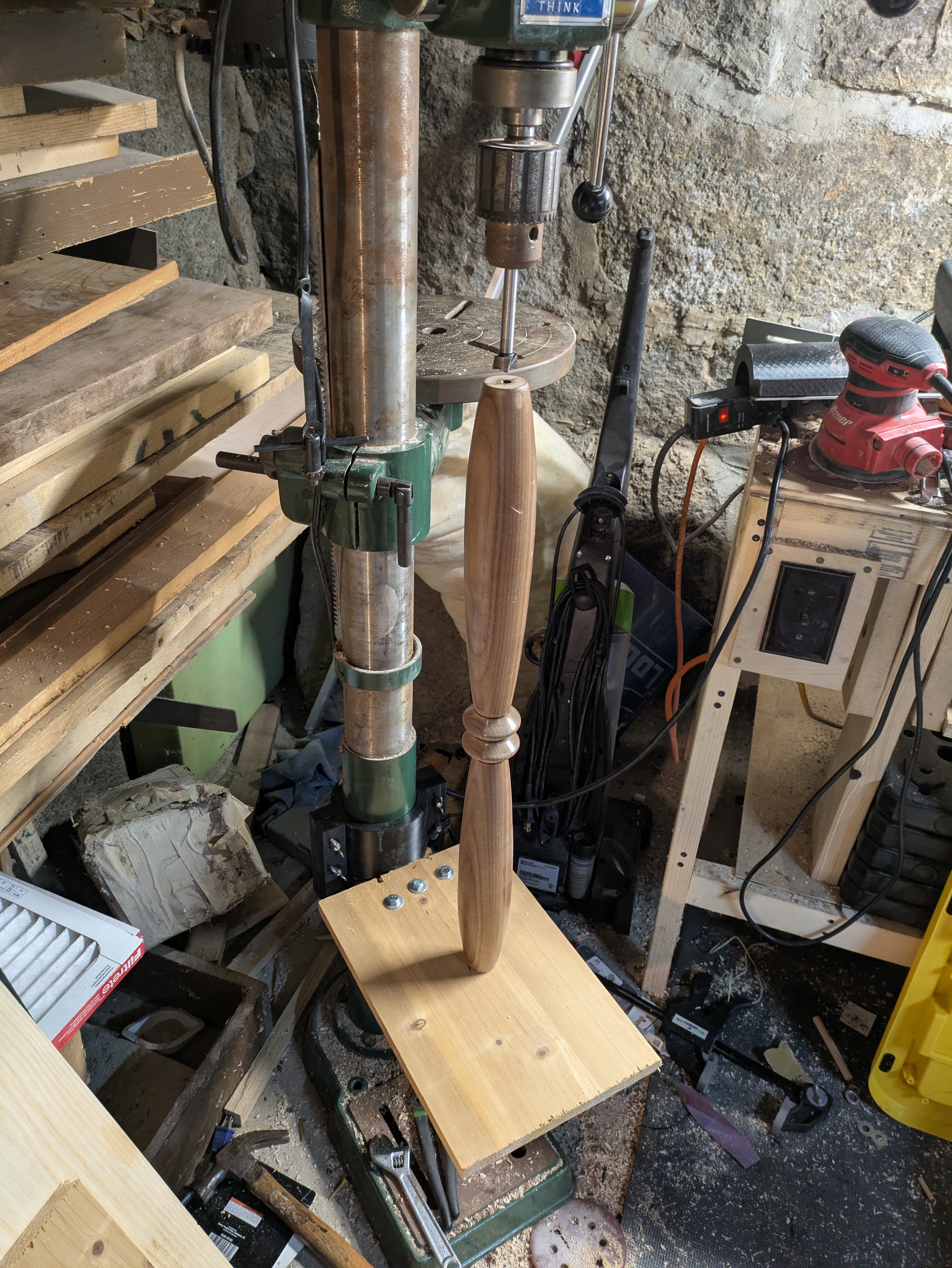 The Diving Board: Drill Press Shelf for Long Stock