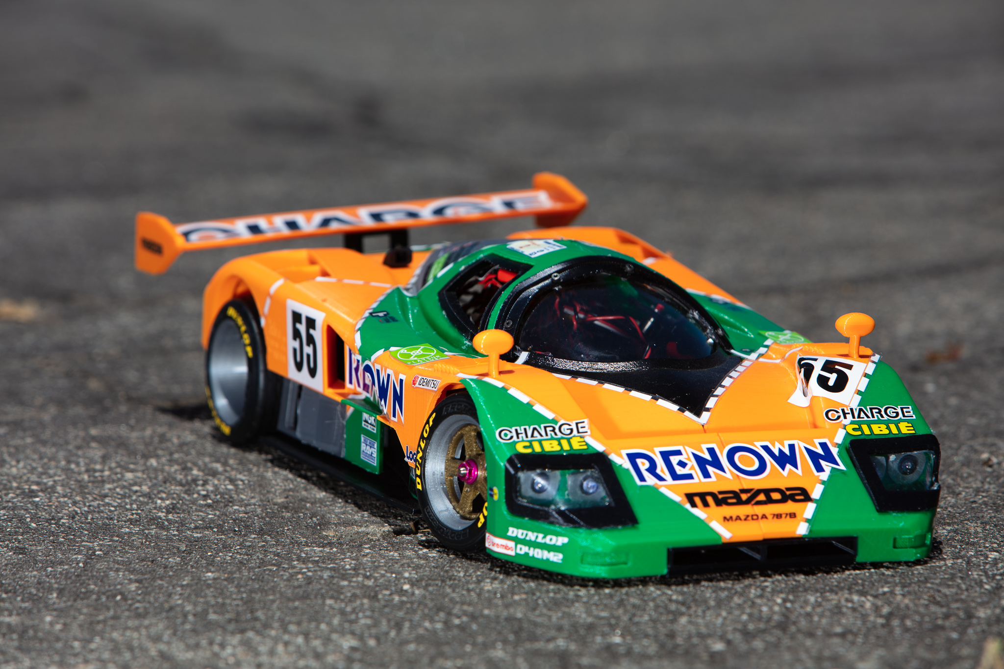 1991 Mazda 787B 3d Printed RC Car