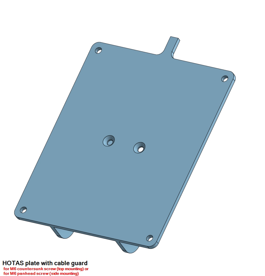 HOTAS holder (Logitech X56 X55 / Saitek X56 X55)