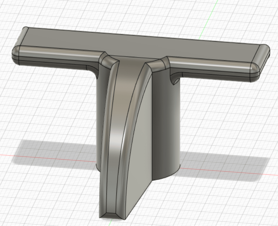 Airbus brake handle homecockpit -no labeling-