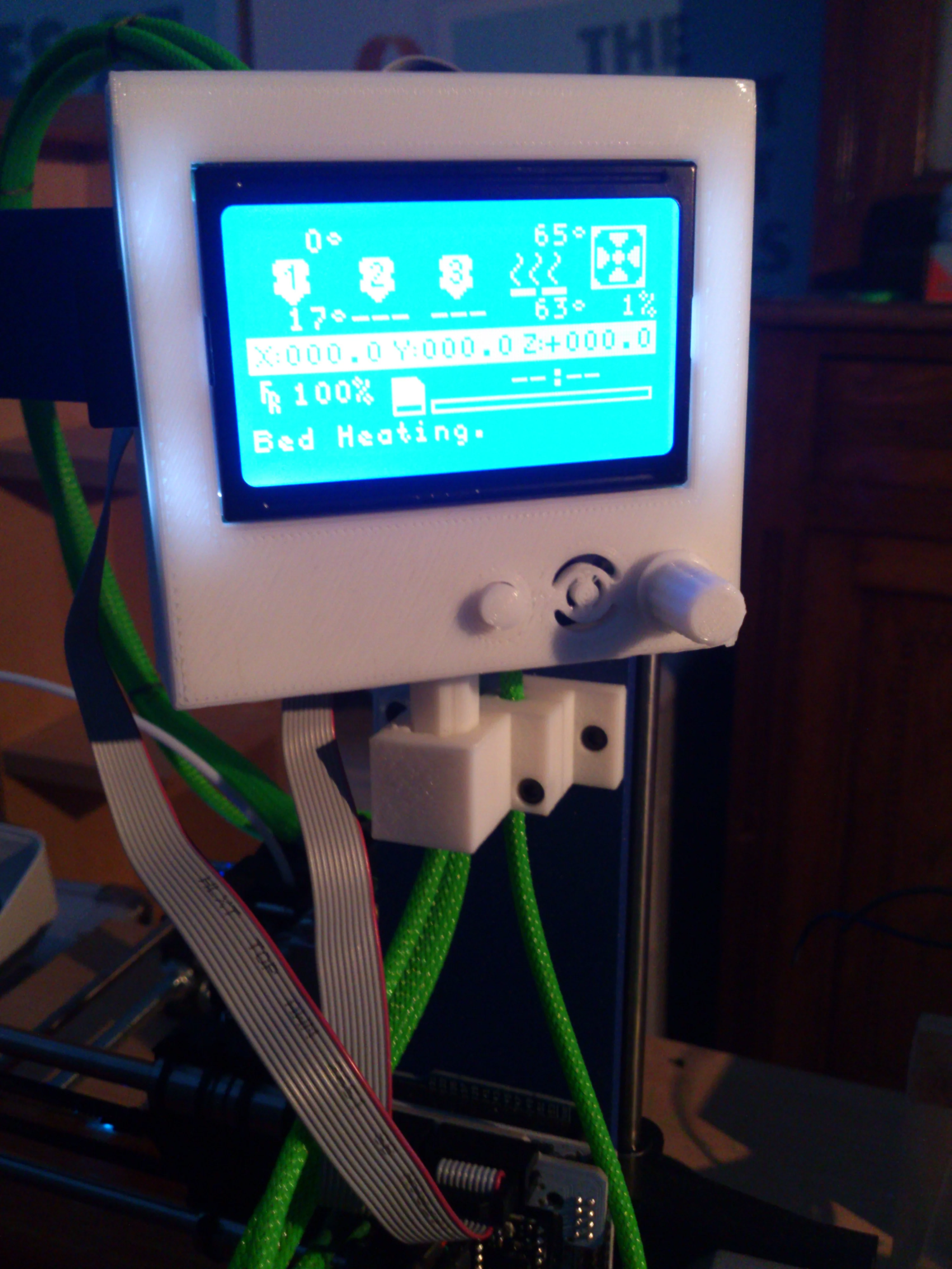 REPRAP discount GLCD holder