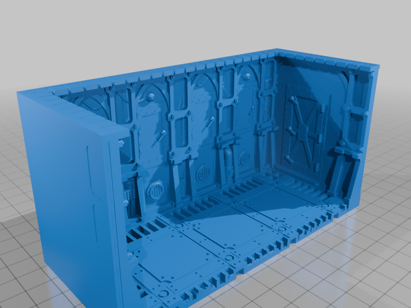 40k Necromunda Miniature Display Photo Backdrop