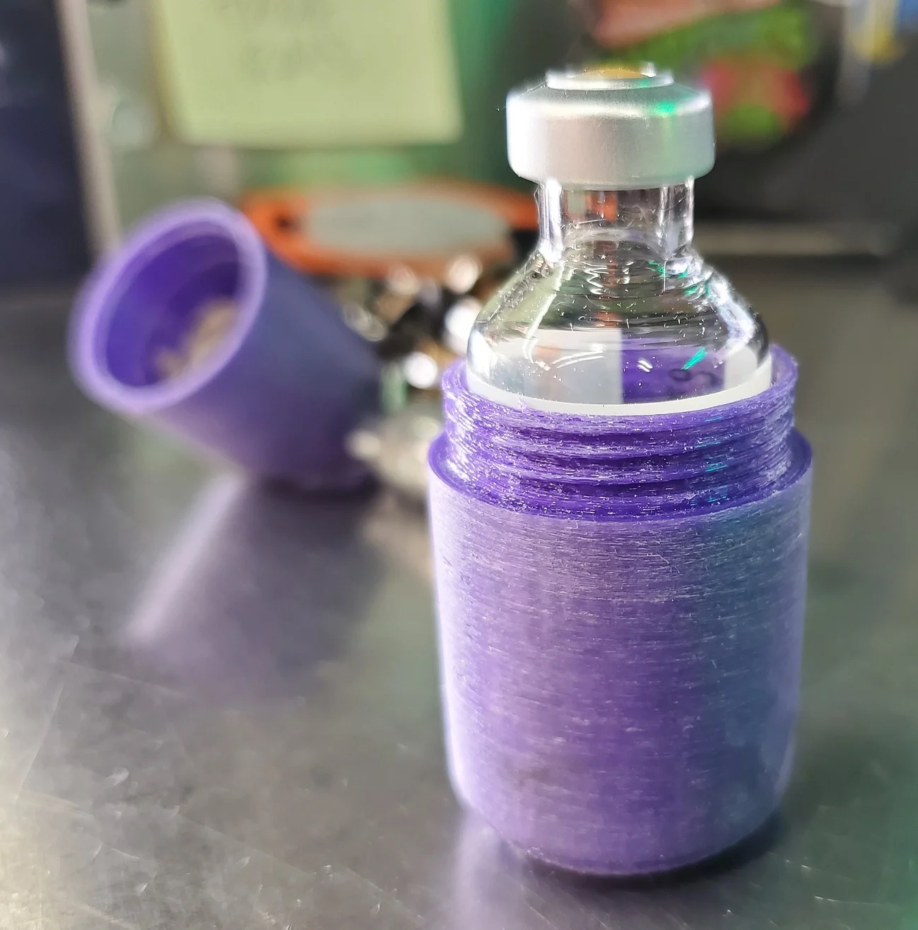Insulin Vial Holder Keyring