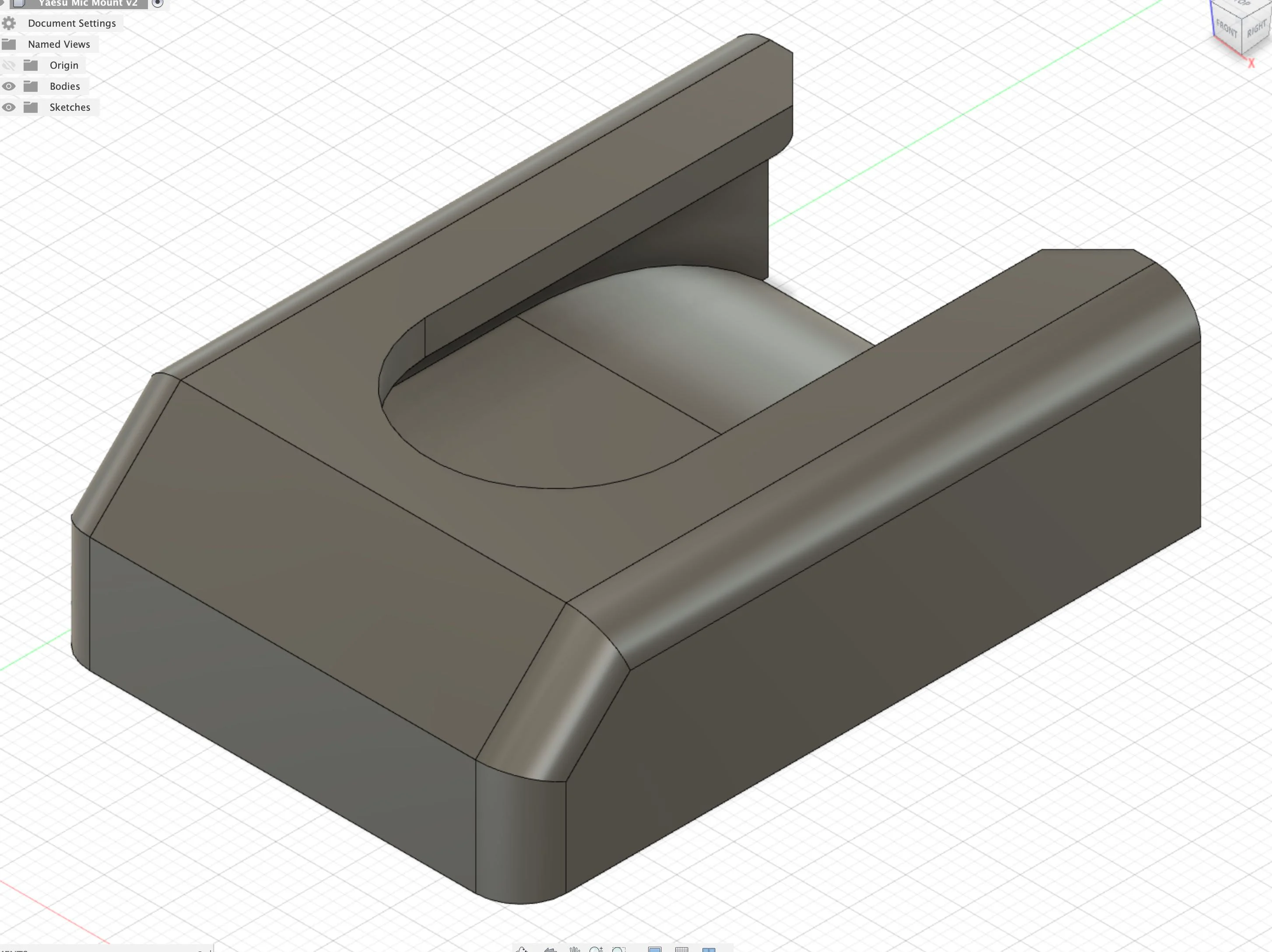 Yaesu Mic Mount