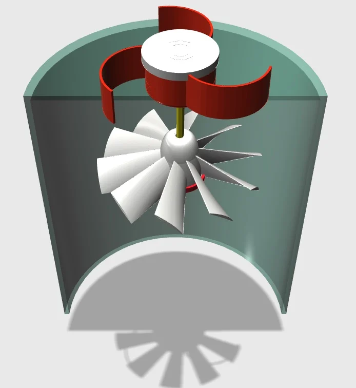 Acetone Vapor Bath Fan (for 5 gallon bucket)