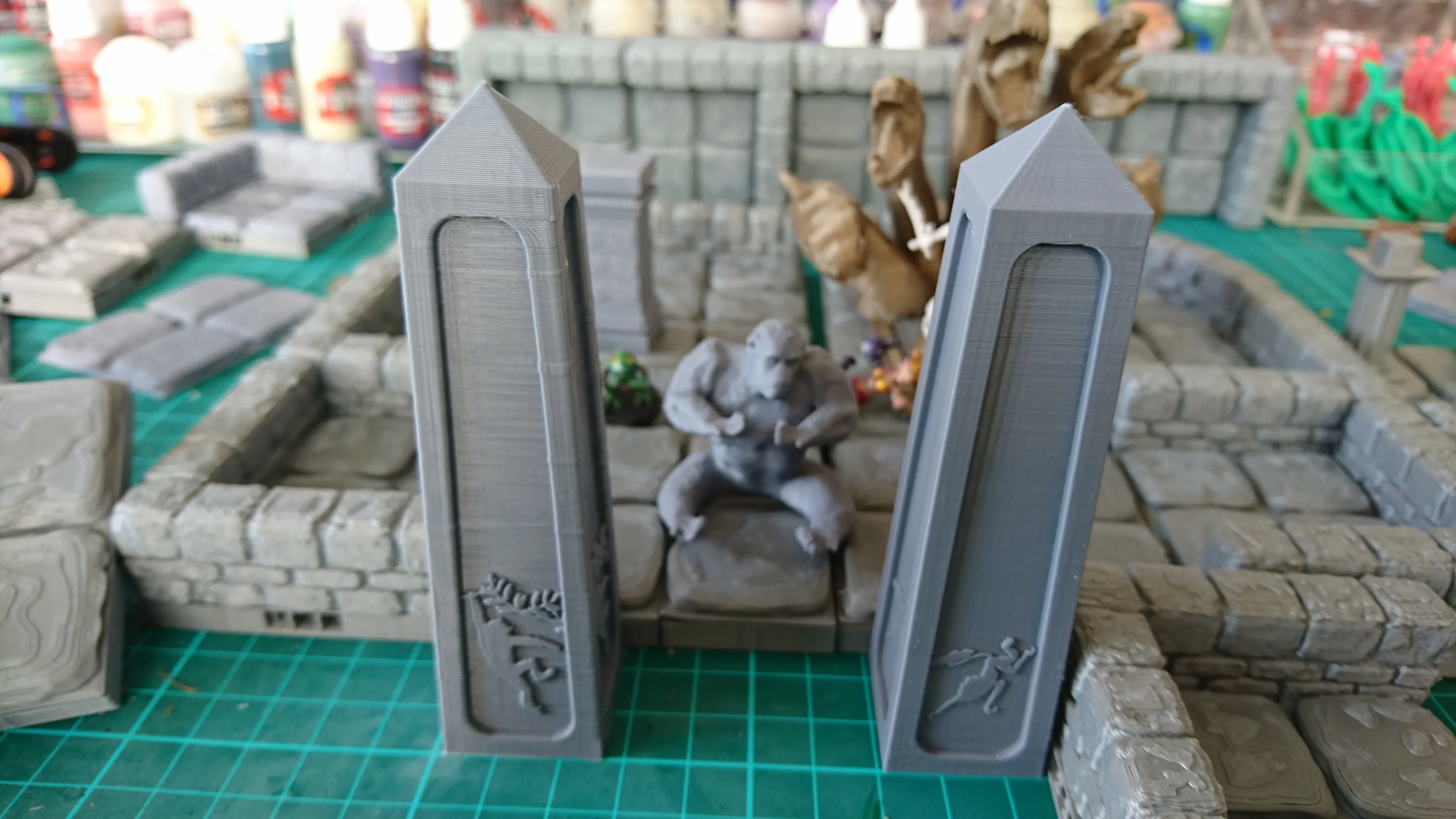 D&D Scenery: Monkey Obelisk for Tomb of Annihilation