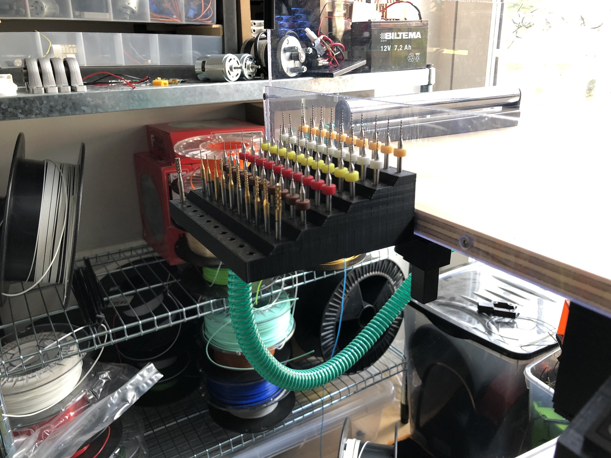 CNC router heads holder