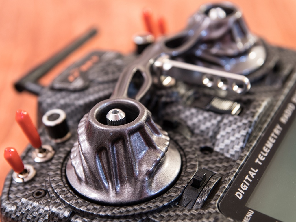 Alien gimbal protector for Taranis X9D and others.