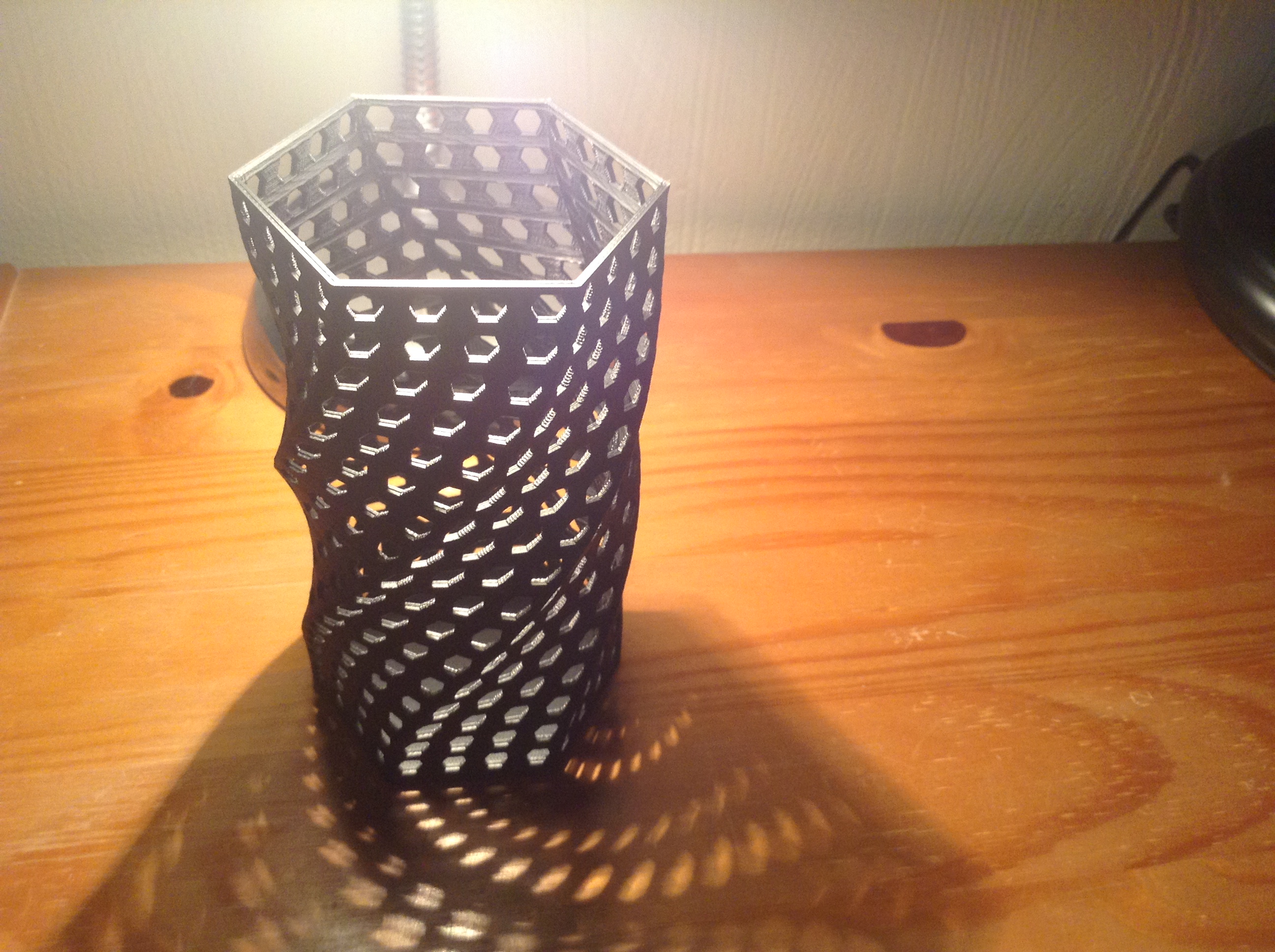 Hexagonal Twist Pencil/Pen Holder