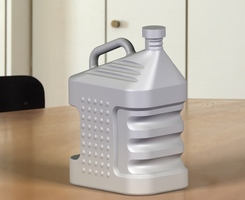 Engine oil can