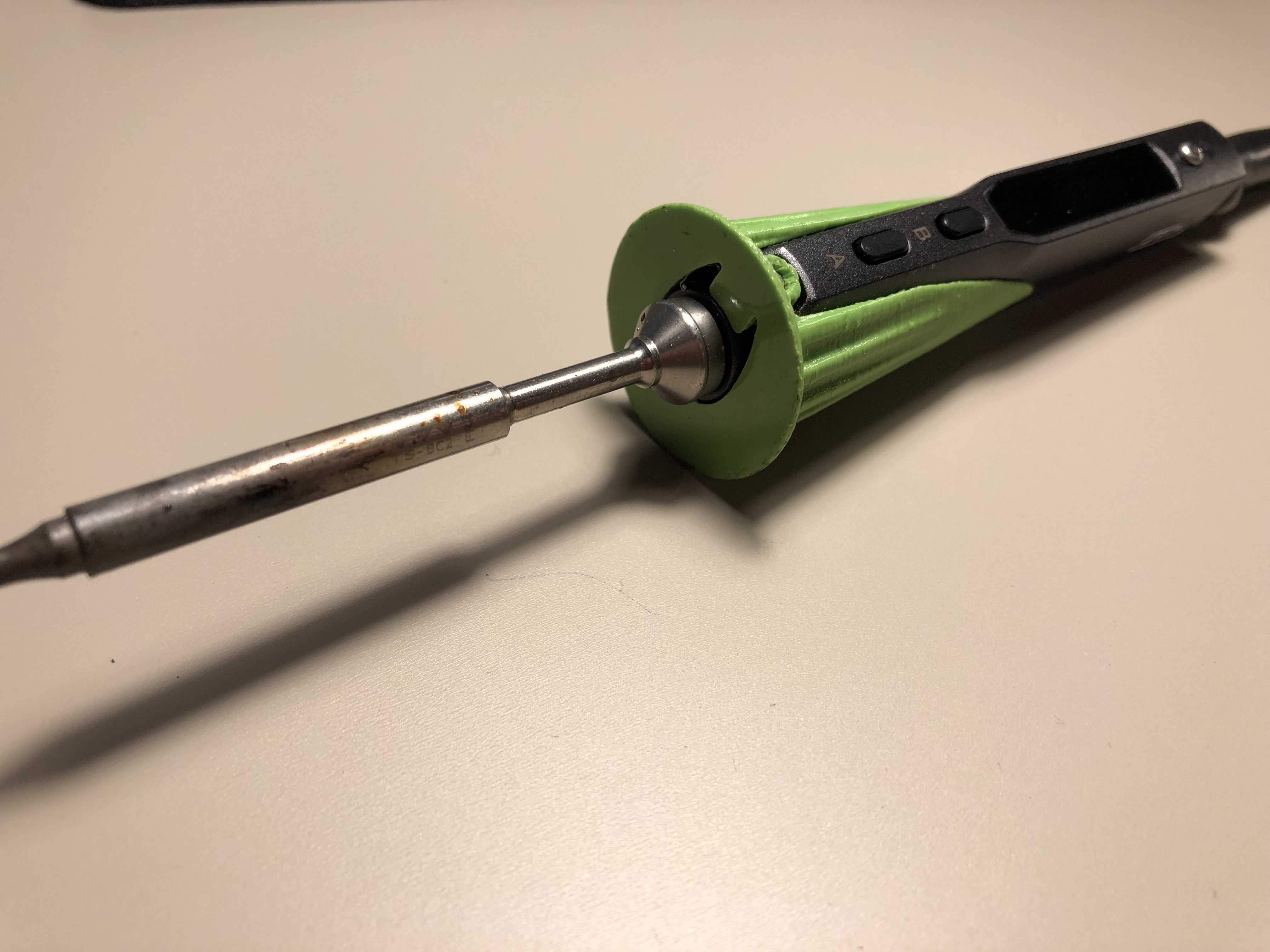TS100 improved grip
