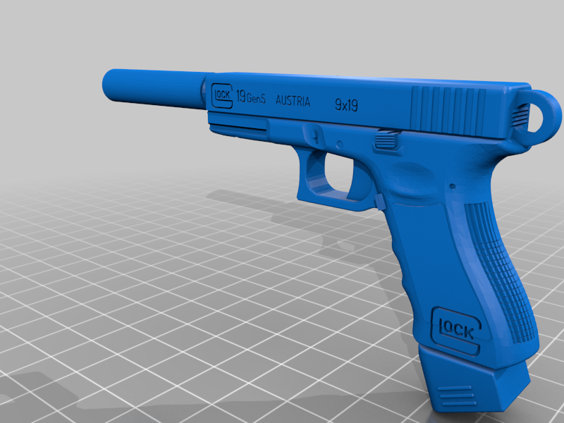 Glock 19 keychain!