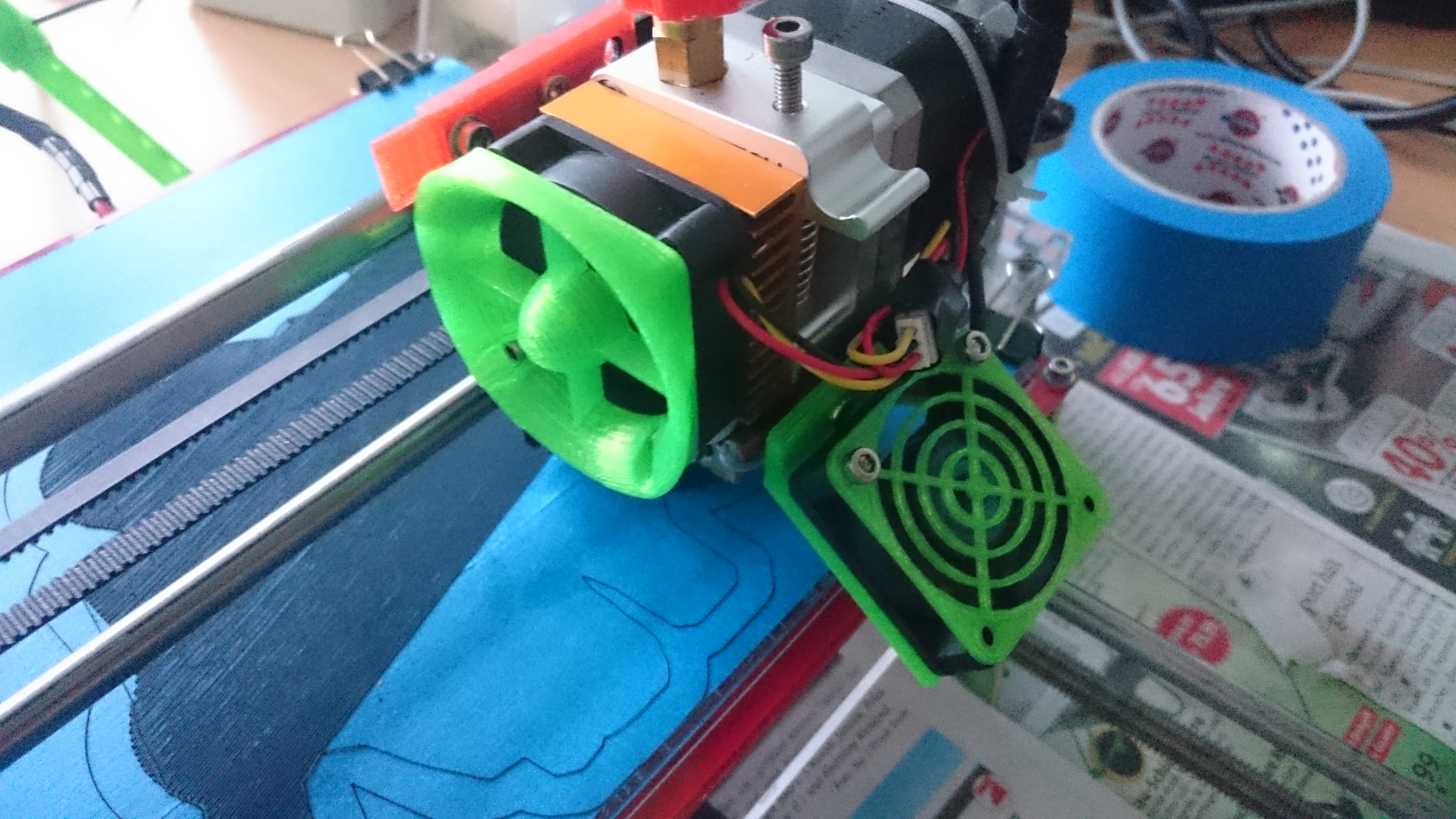 Geeetech Acrylic i3 pro B Fan Holder