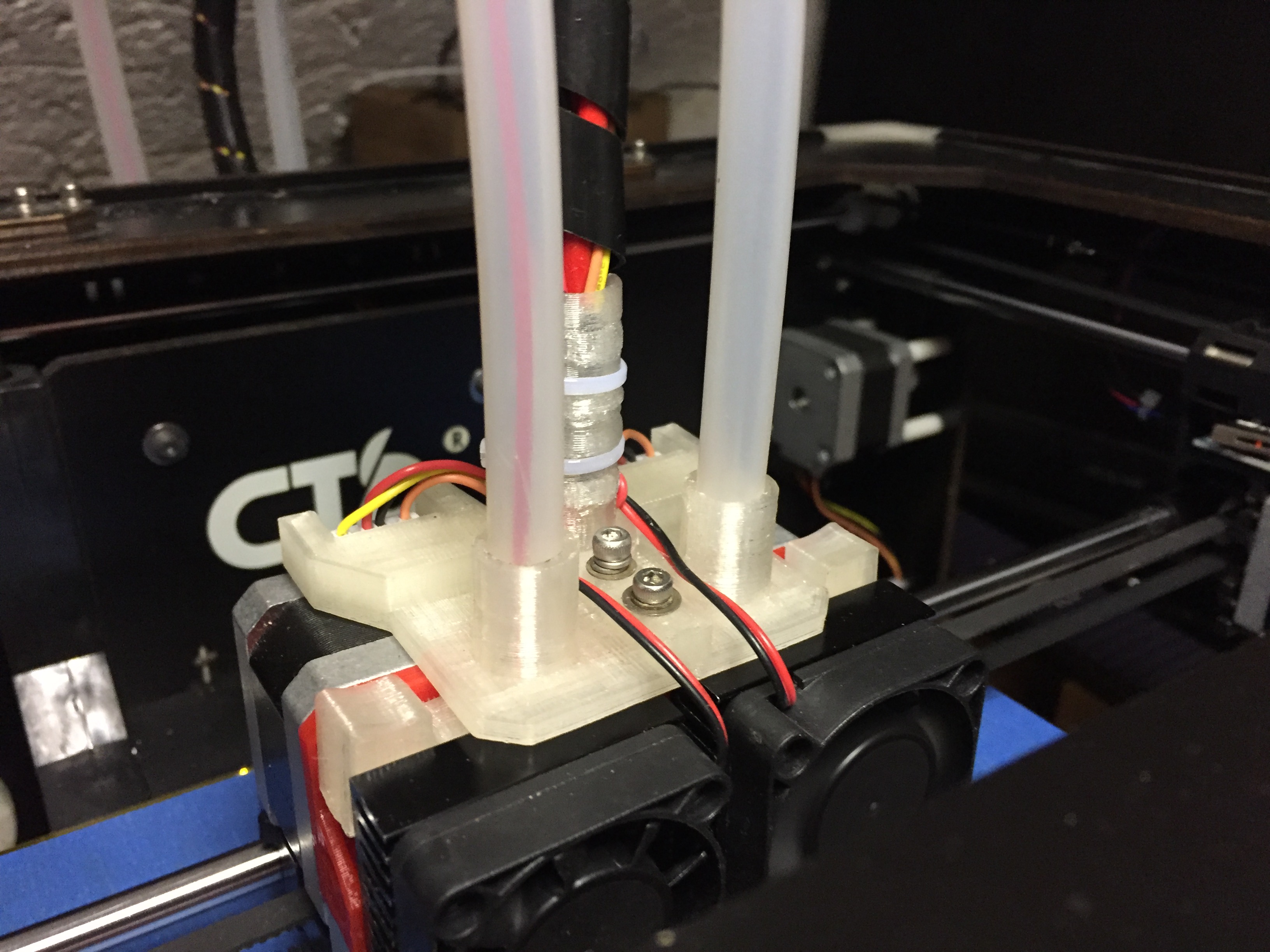 CTC Extruder Bracket mod for ptfe