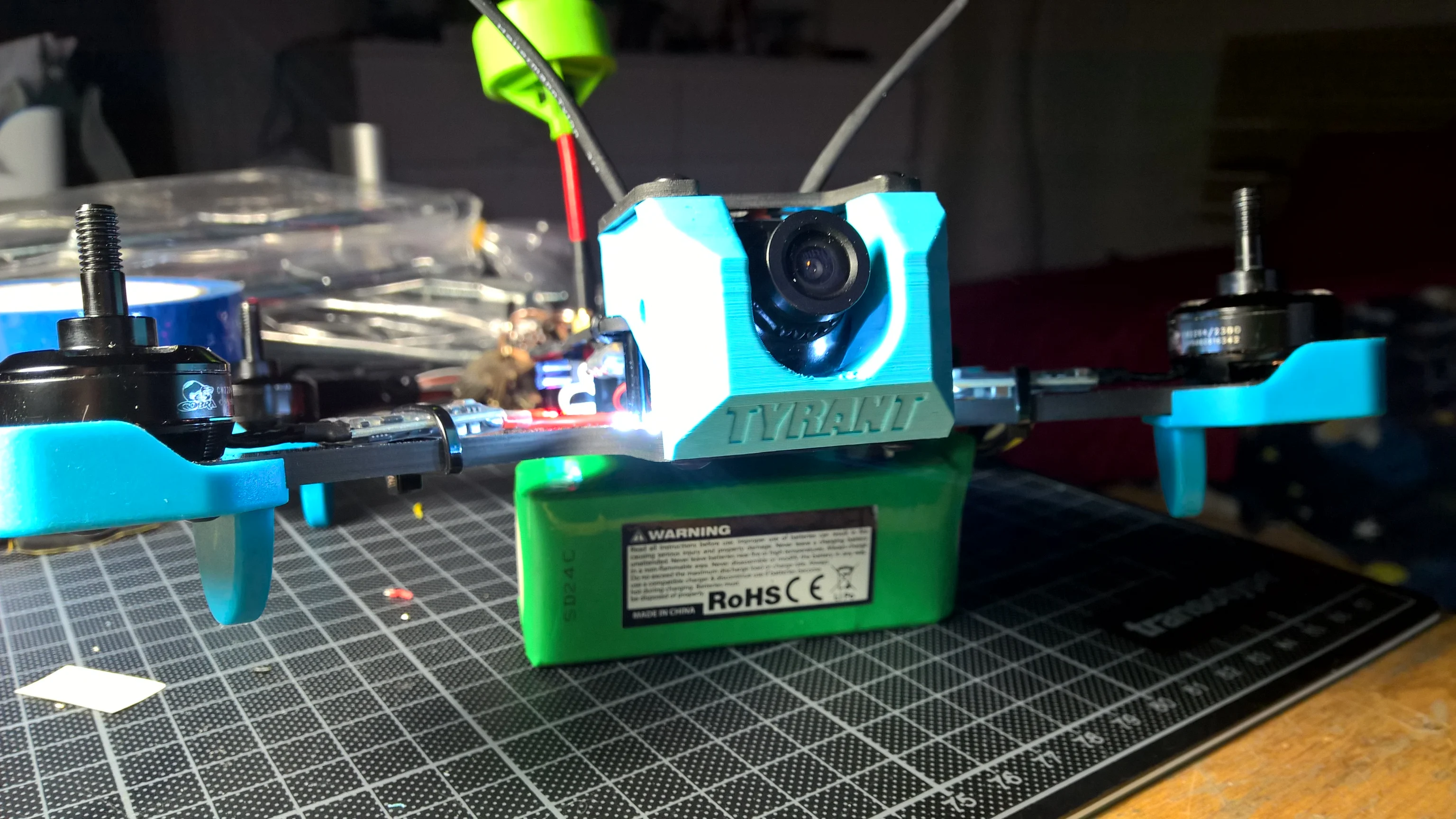 Diatone Tyrant 215 & 180 HS1177 / RunCam Swift Holder Front Bumper