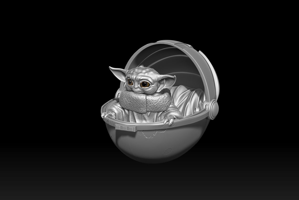 Smile Baby Yoda.