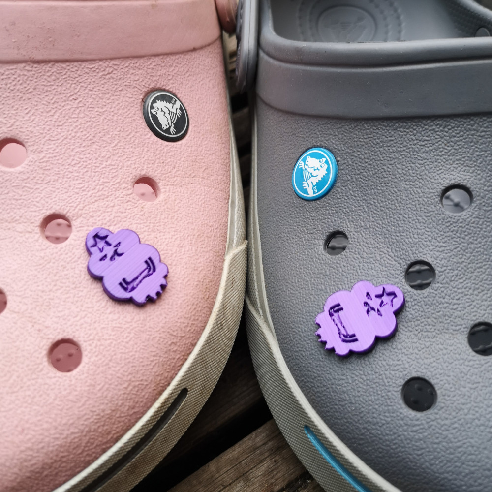Lumpy Space Crocs Charm