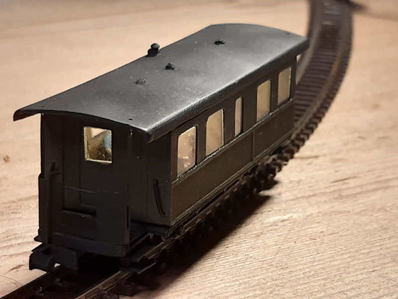 TTm 1/120 - Spreewaldbahn narrow gauge passenger cars 901-212, 901-213 and 901-211