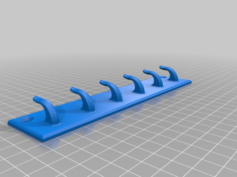 6 hook rack