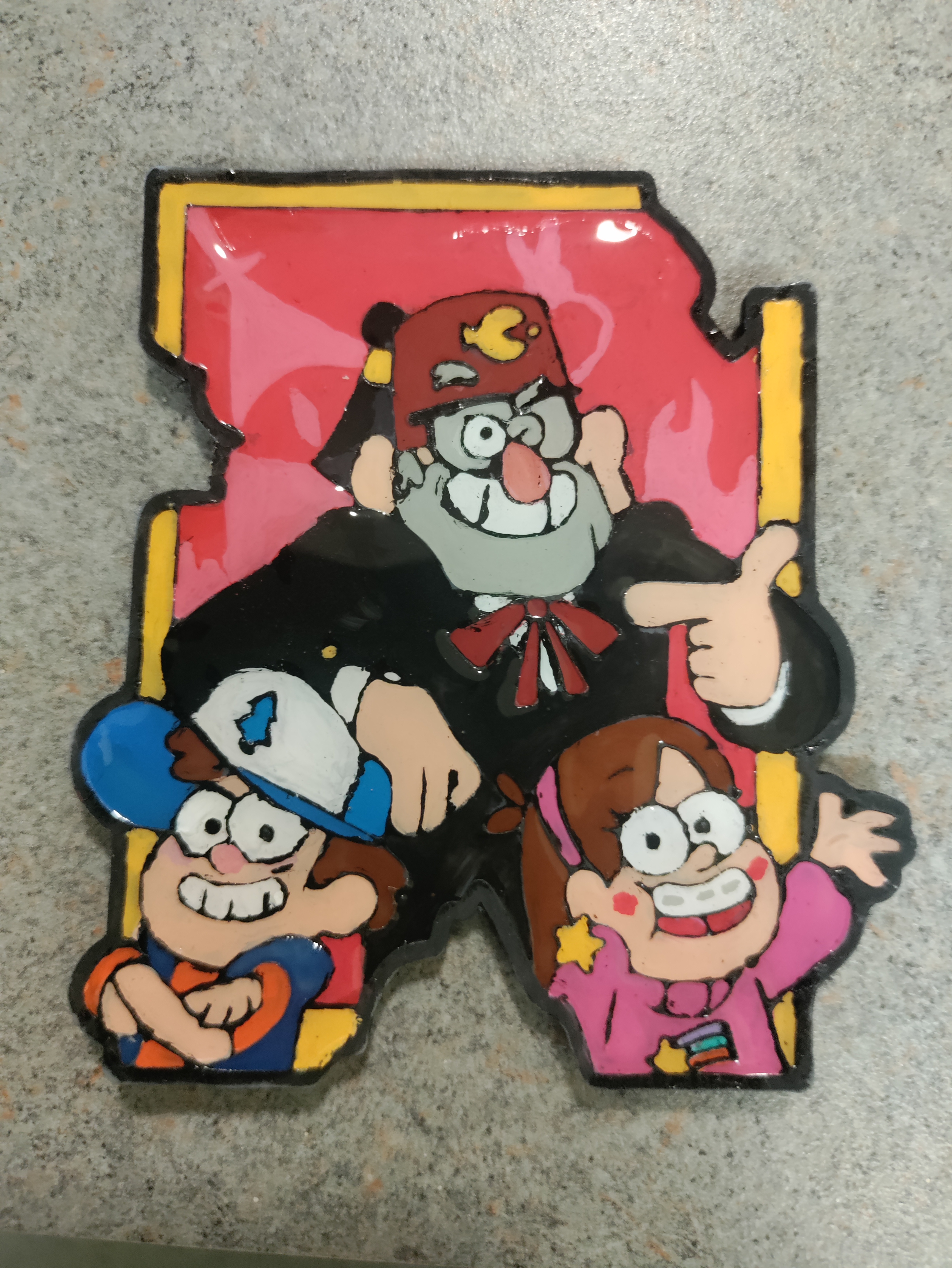 Studiobadegg Gravity Falls Collab Pin
