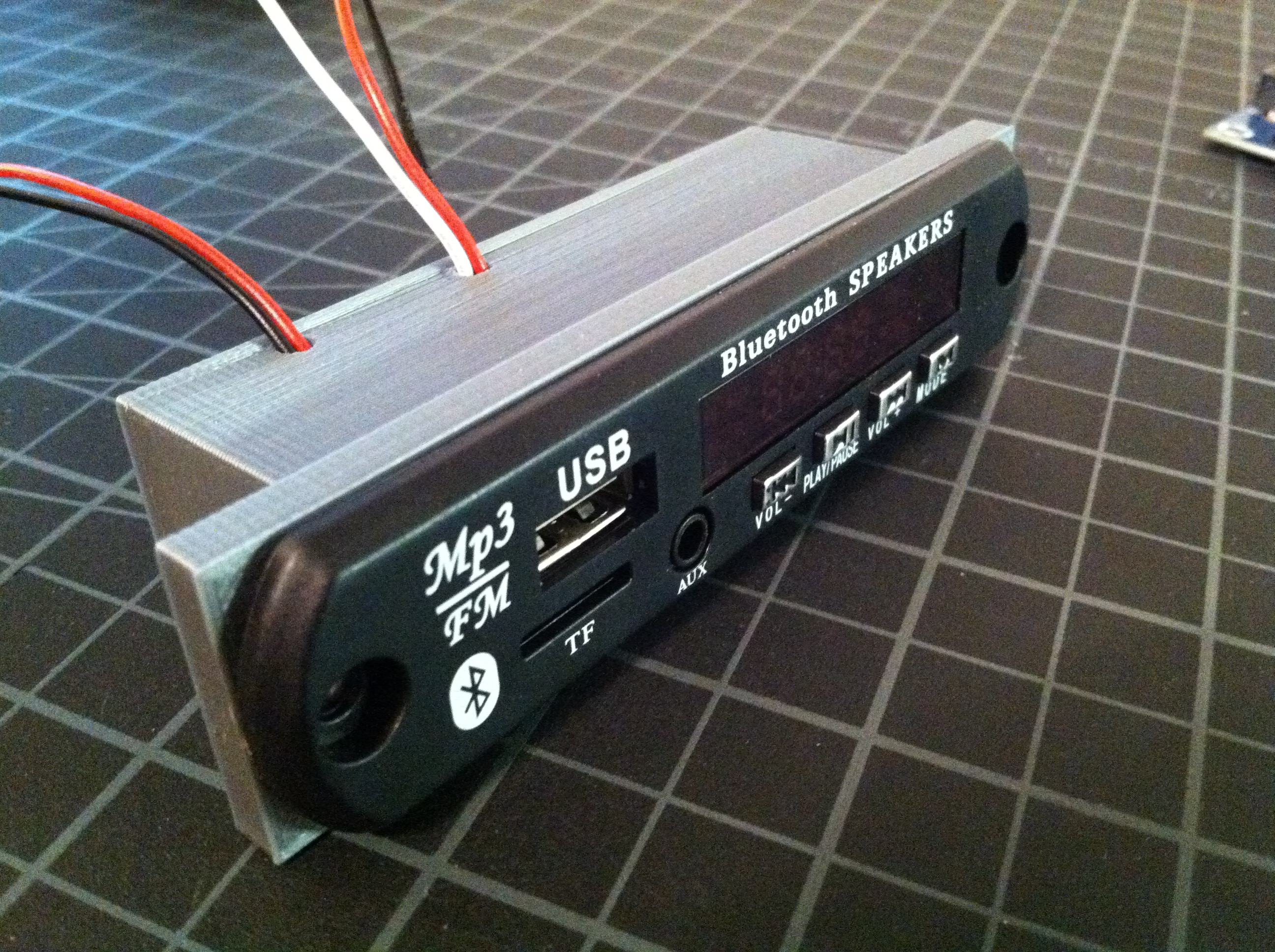 Bluetooth MP3 audio module enclosure box