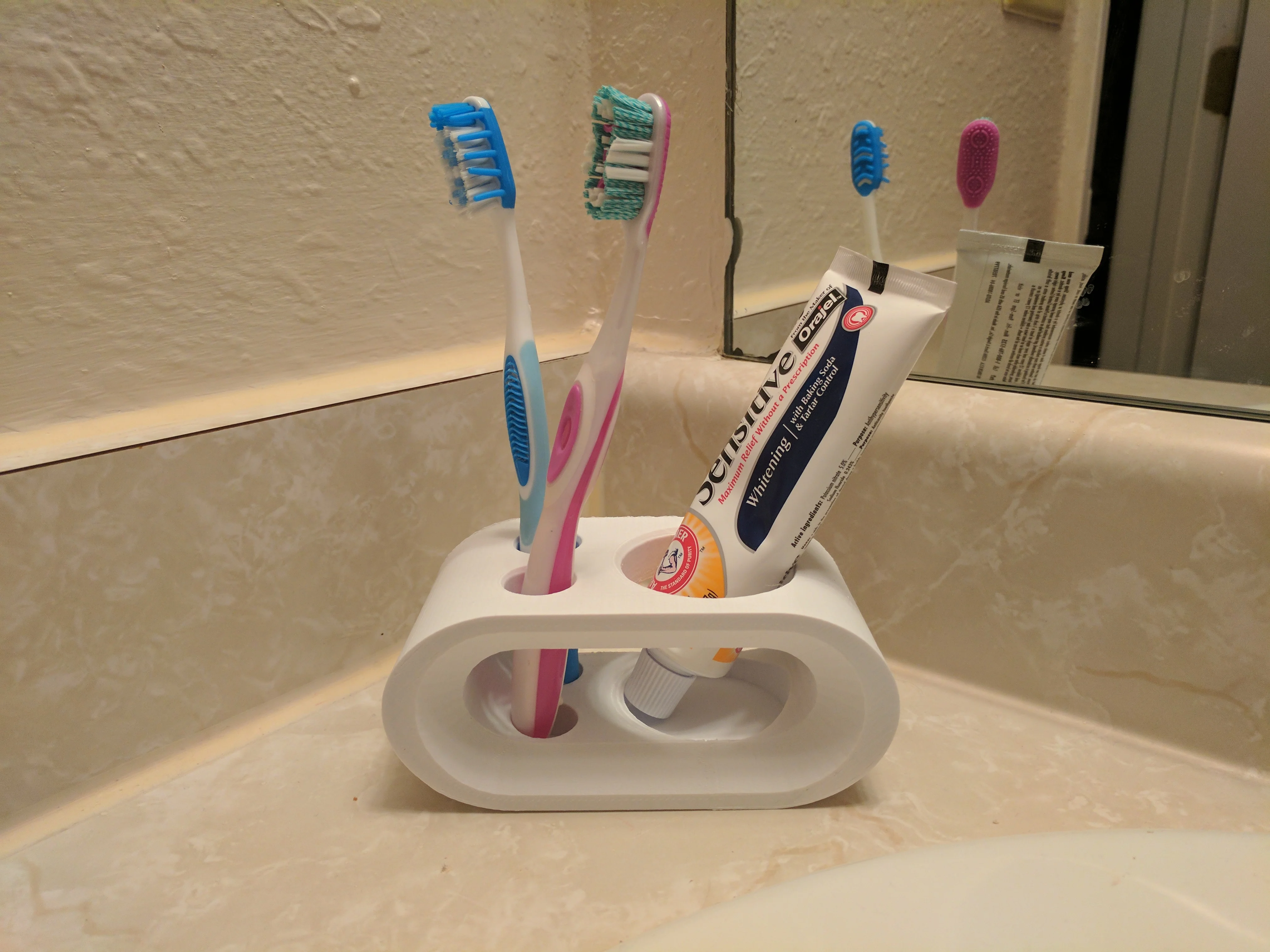 Toothbrush and Toothpaste holder