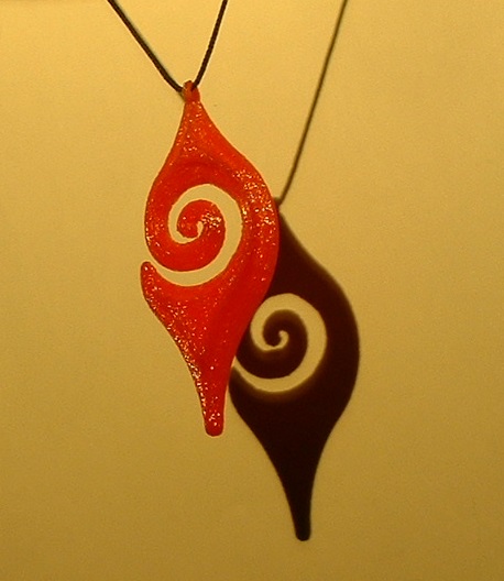 Tribal Tear Pendant