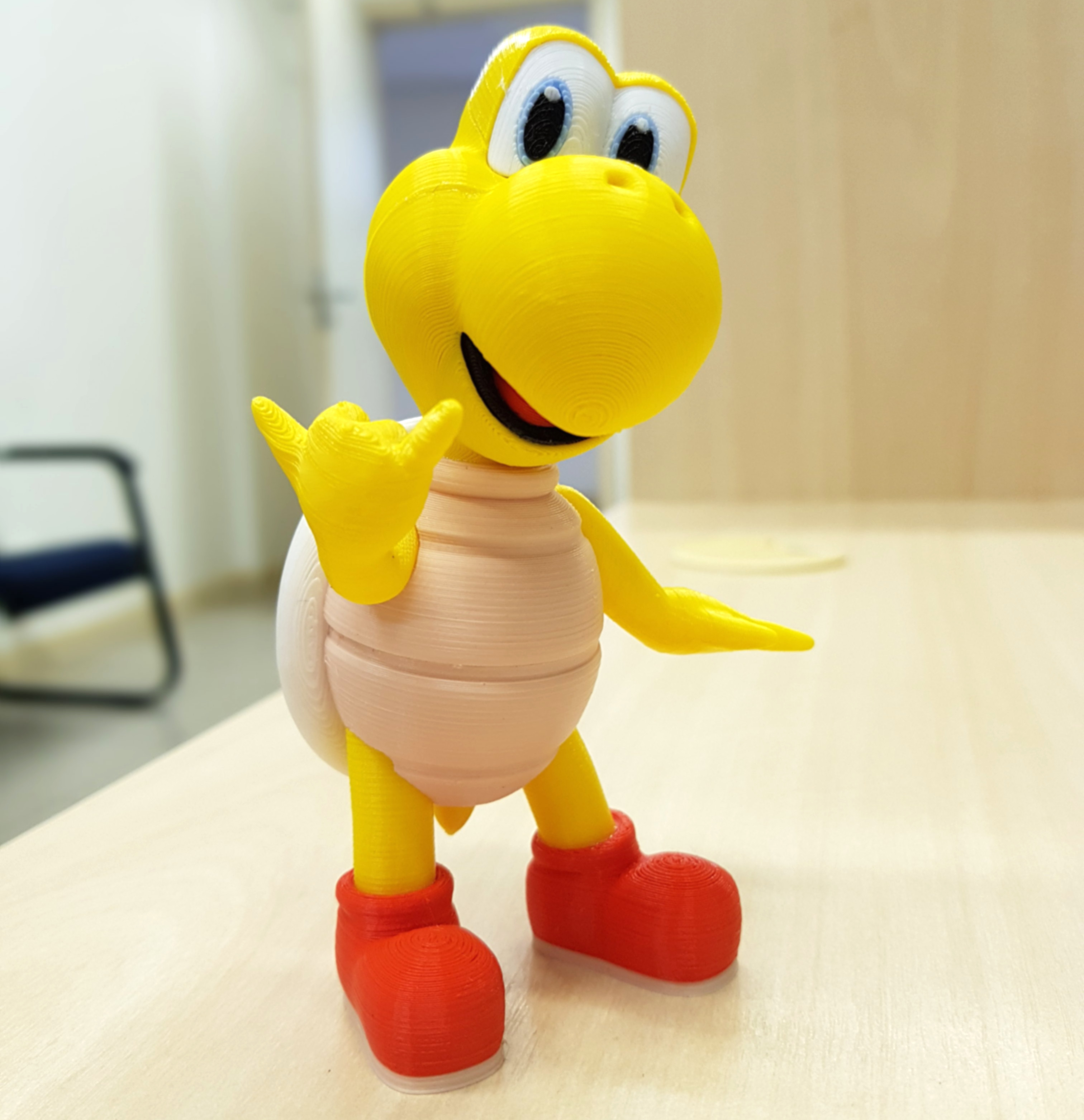 Koopa troopa red (Hang Loose pose) from Mario games - Multi-color