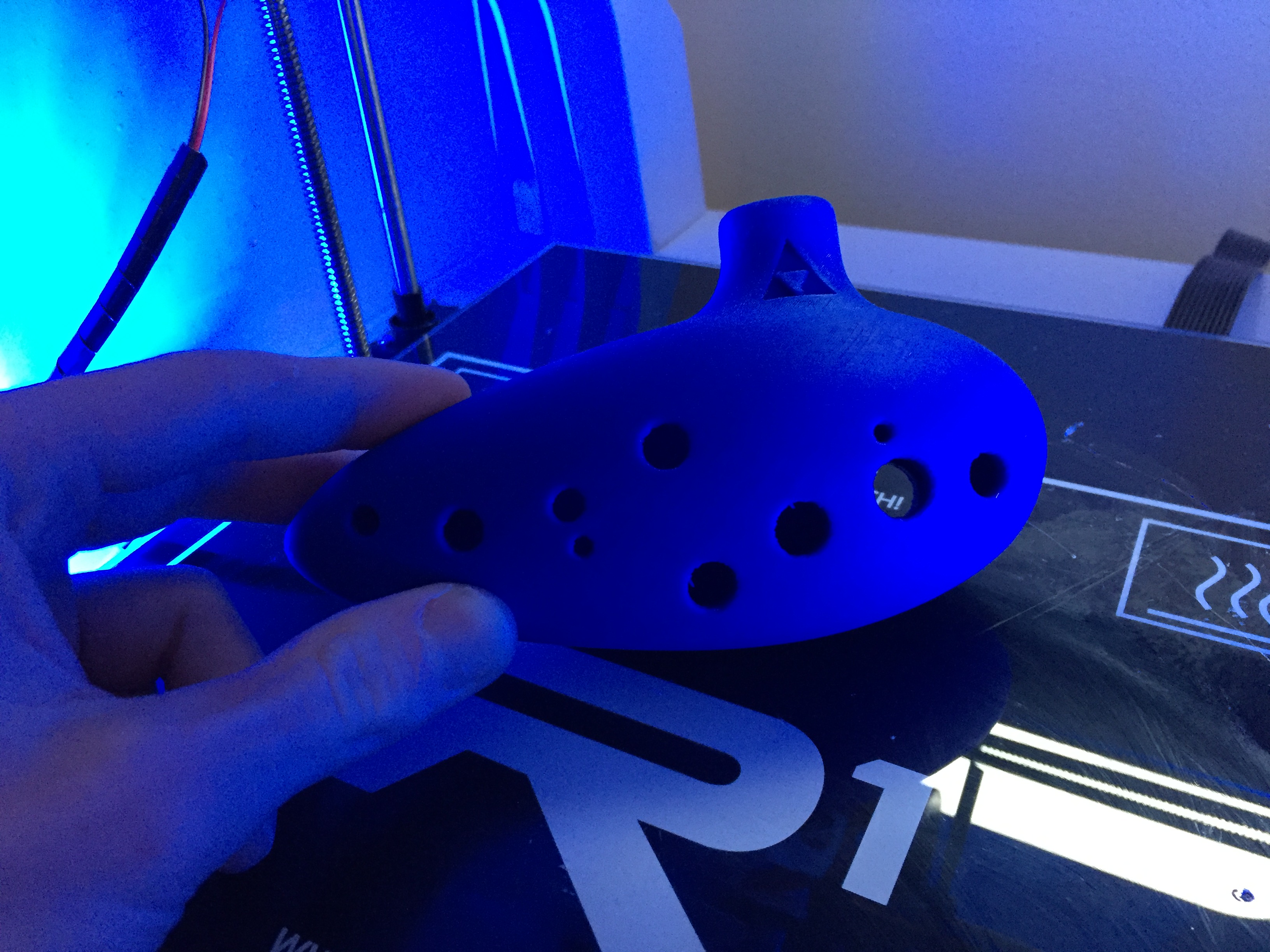 Ocarina with Triforce Symbol