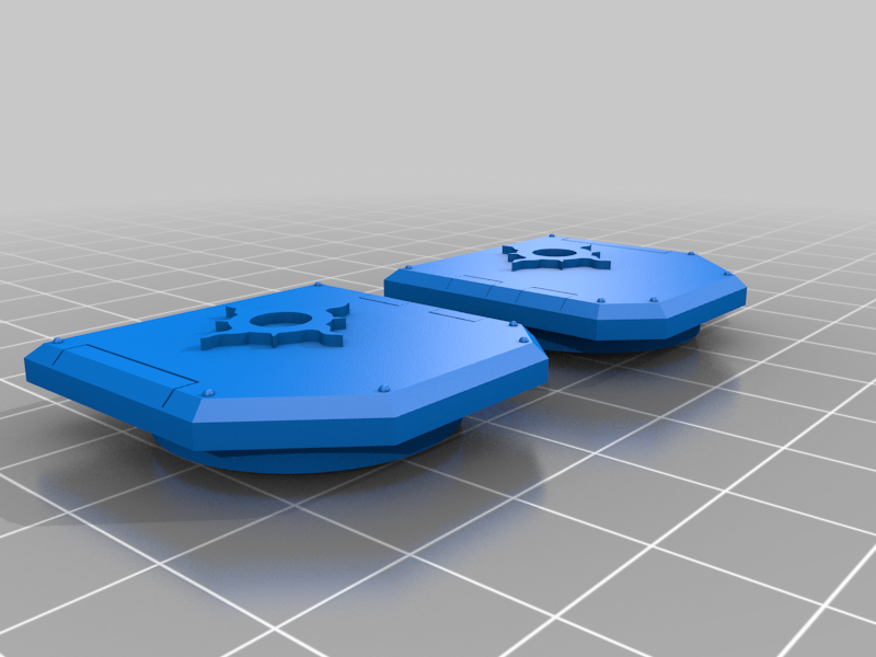 Sicaran Tank Sponson Inserts, Thousand Sons
