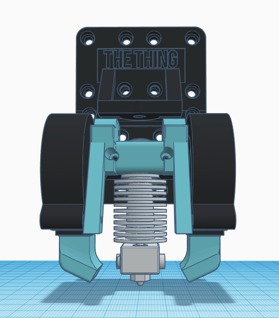 "The_Thing" Carriage for Anet A8 E3D V6 dual fan 5015