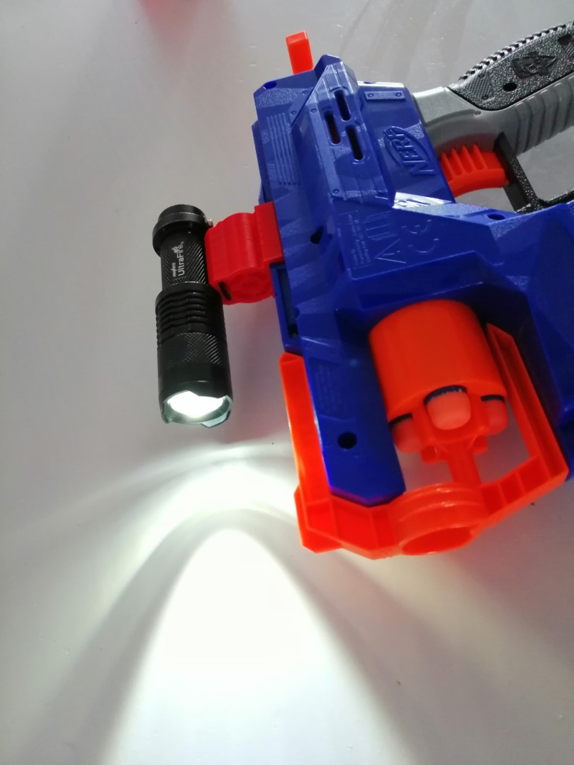 NERF Scope with Flashlight mount